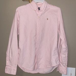 Ralph Lauren size 8 slim fit button down shirt